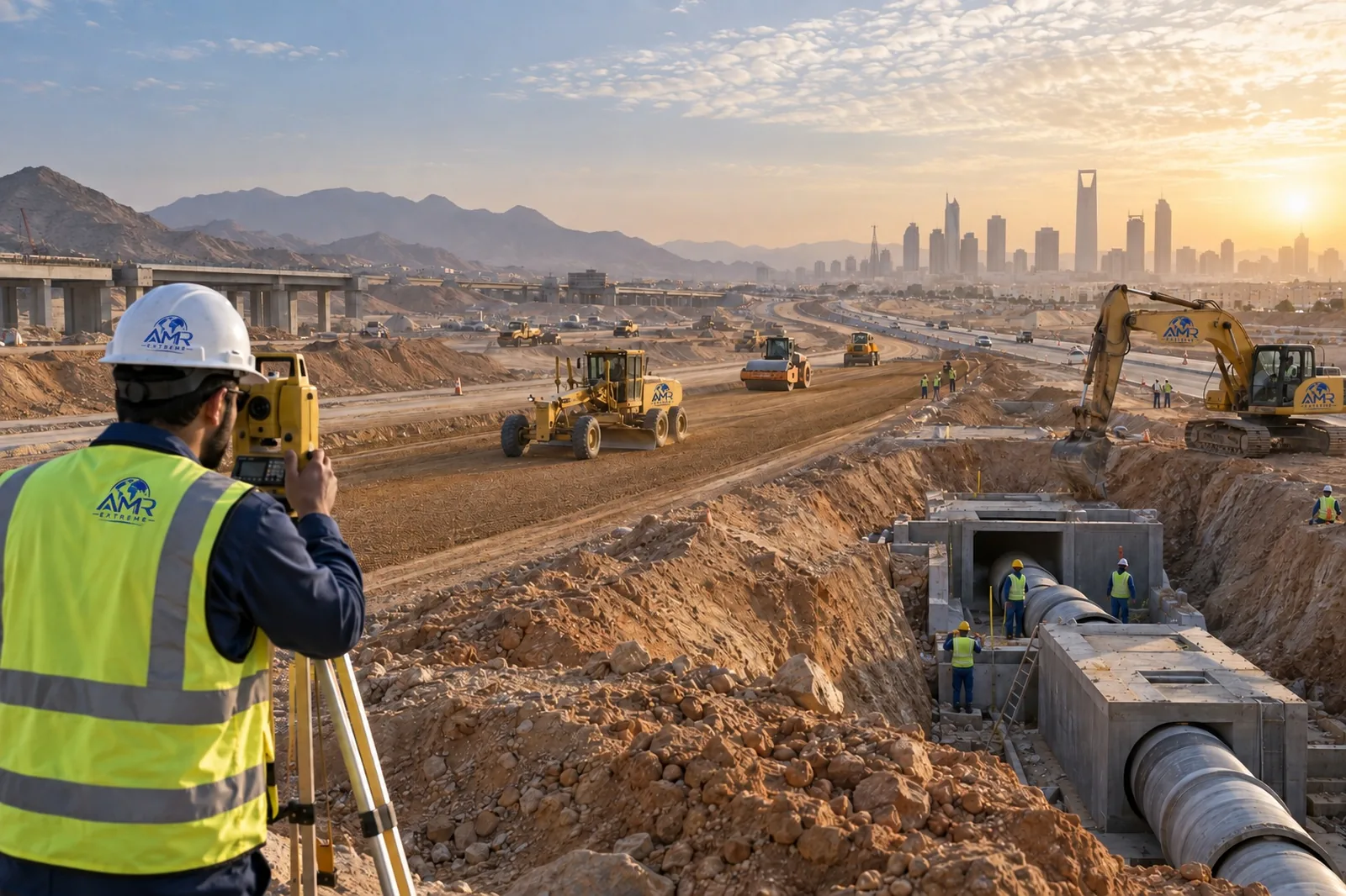 Civil infrastructure solutions — earthworks, drainage and road formation