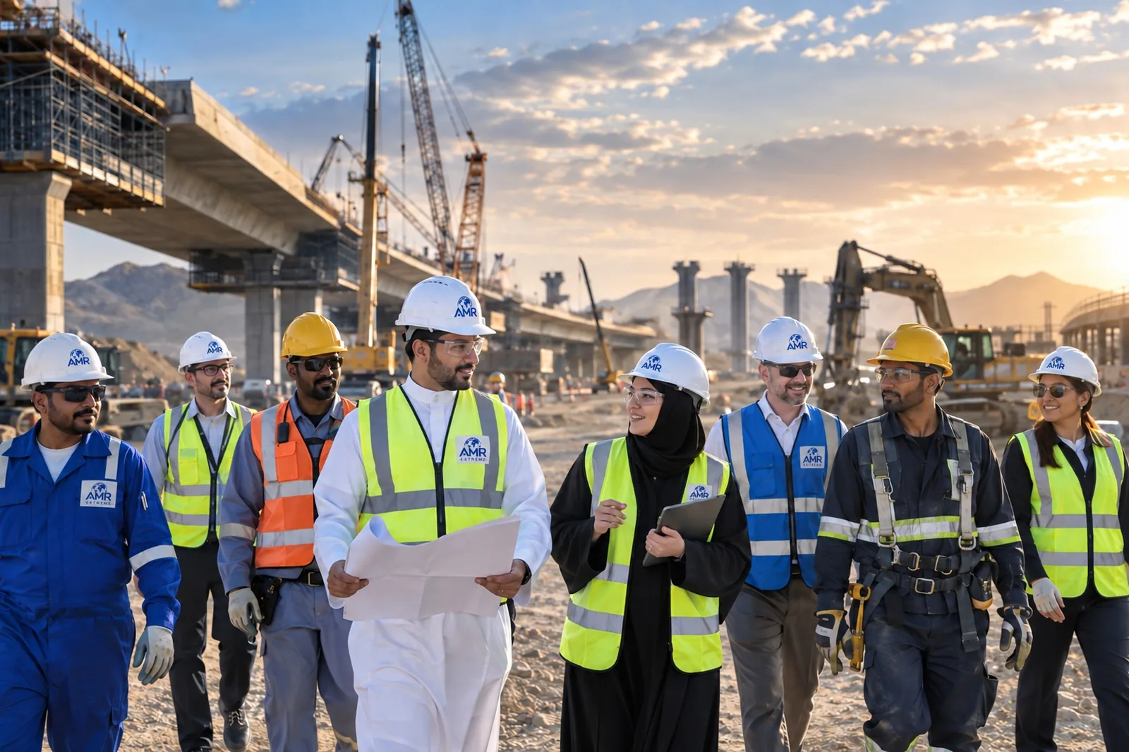 Professional project teams — multidisciplinary site workforce